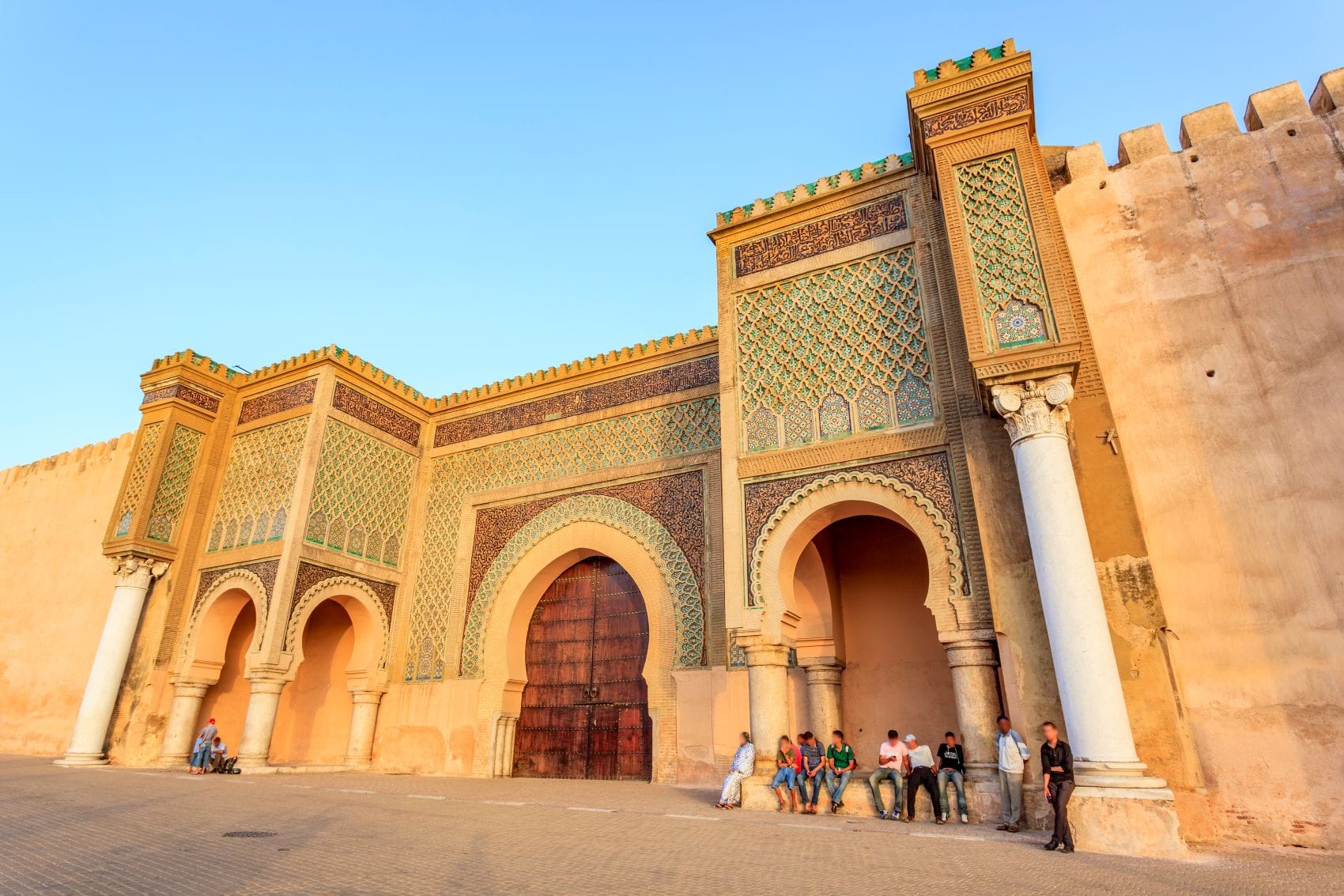 Bab-Mansour-Tor in Meknes, Marokko
