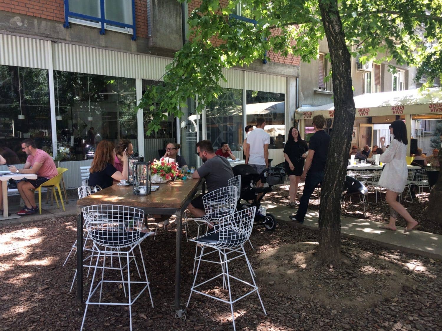 Bar in der Strahinjica-Bana-Straße in Belgrad
