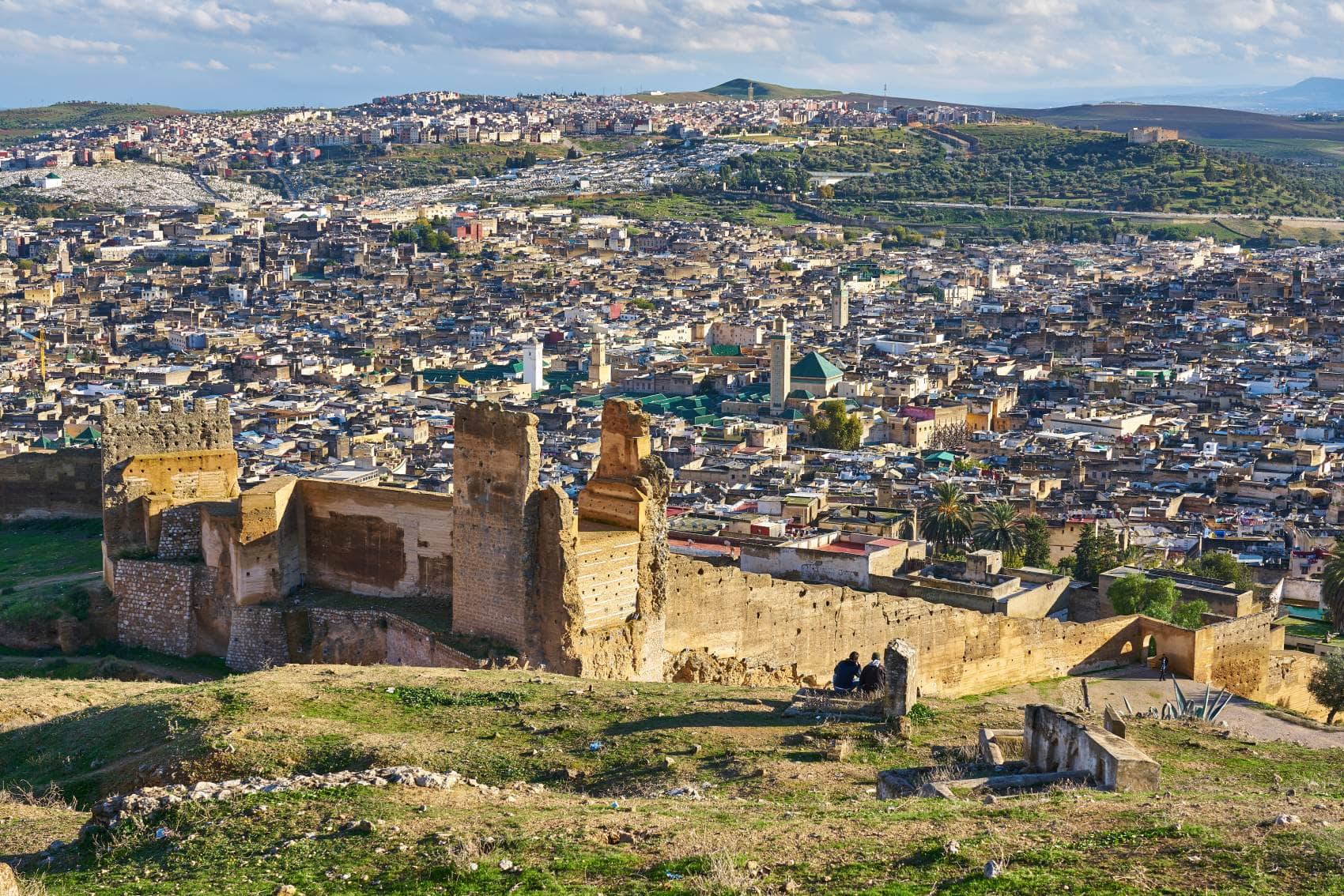 Aussicht von Festungsanlage Borj Nord in Fes, Marokko