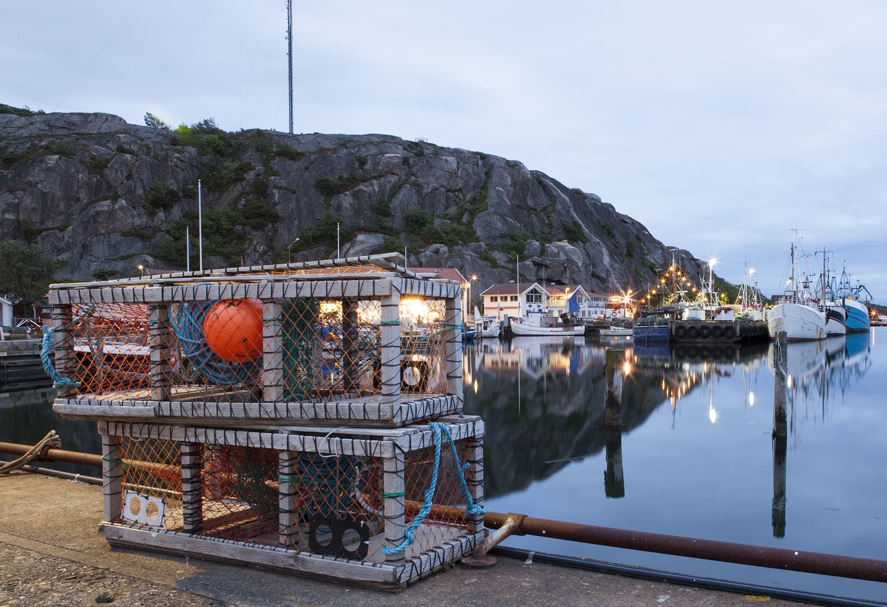 Fischerhafen in Westschweden