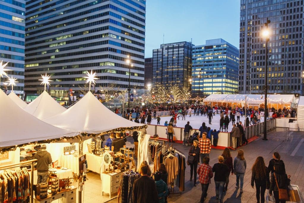 Weihnachtsmarkt in Philadelphia