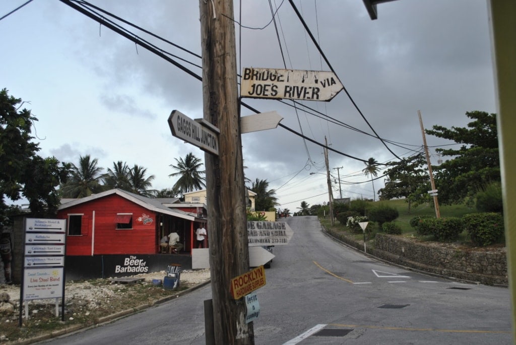 Kreuzung auf Barbados