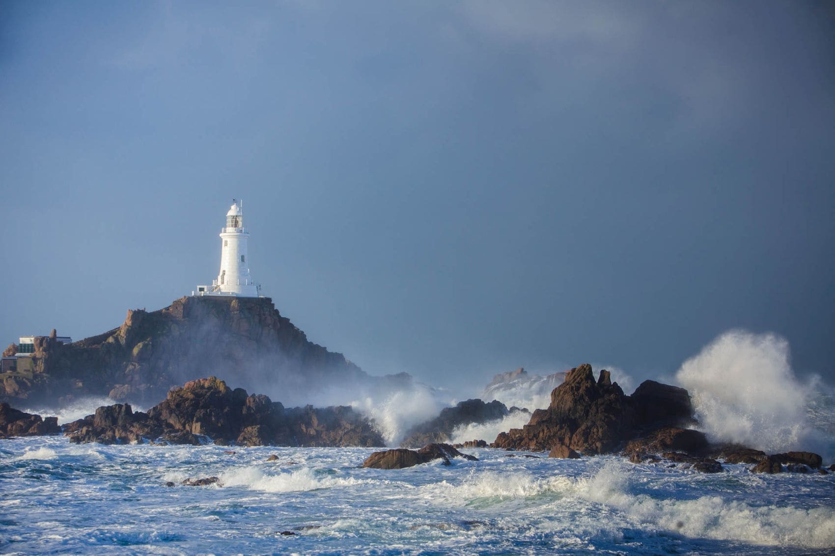 Leuchtturm La Corbiere auf der Insel Jersey