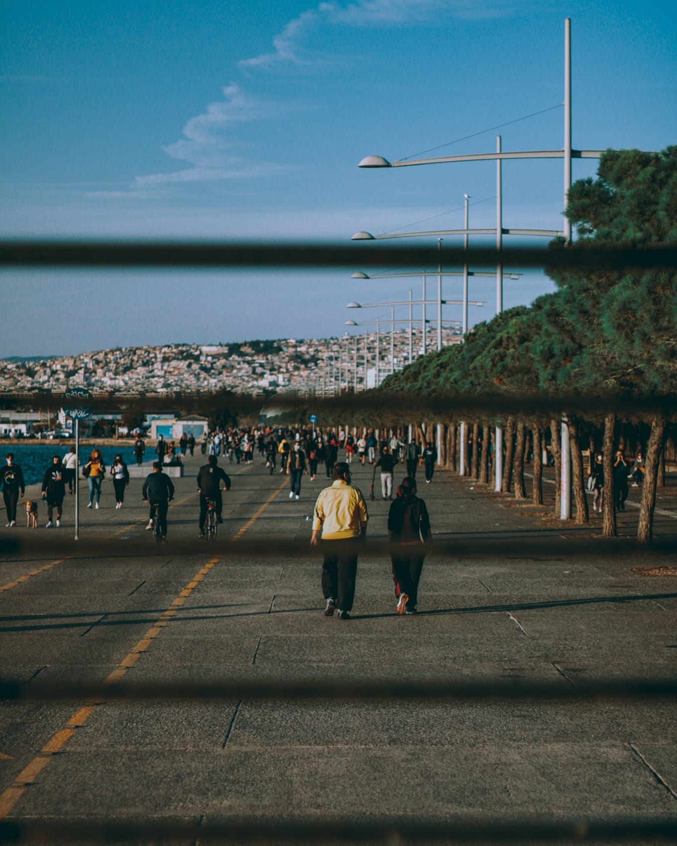 Die Promenade der zweitgrößten griechischen Stadt ist das Herz der Hafenmetropole.