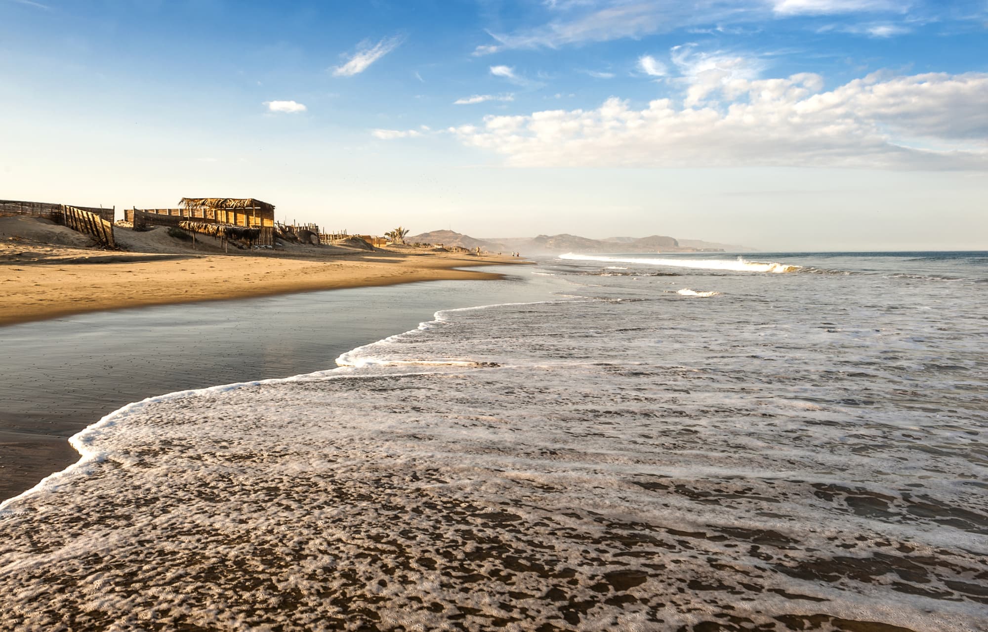 Strandabschnitt in Peru