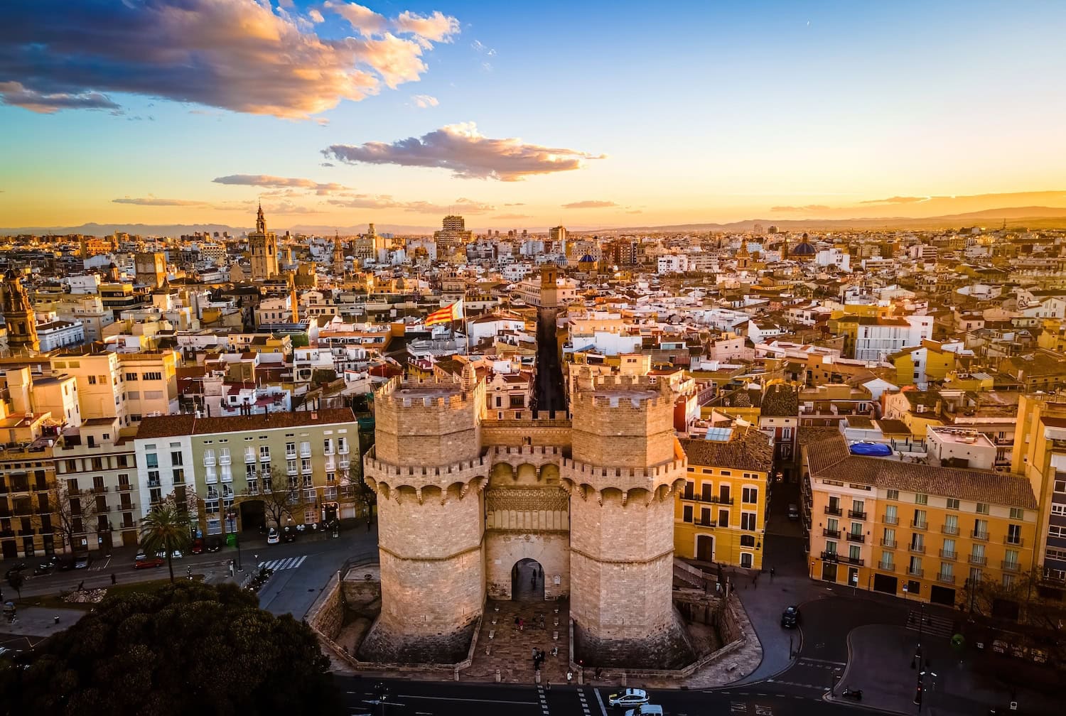 Altstadt von Valencia bei einem Städtetrip