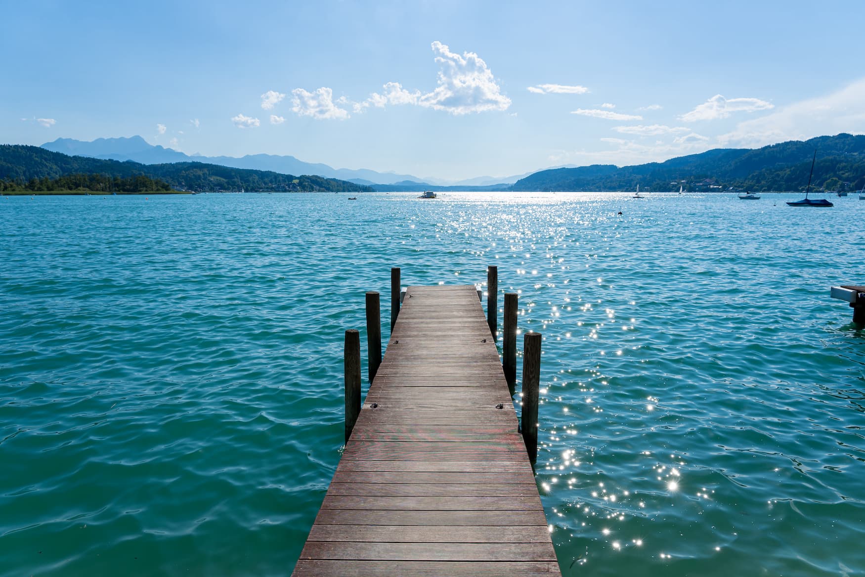 Dock am Wörthersee in Österreich
