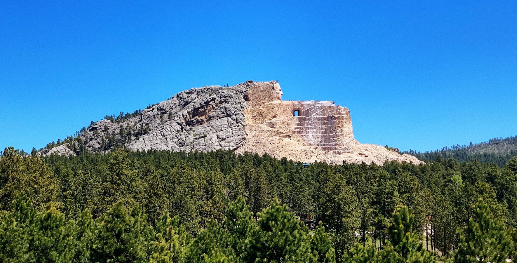 Crazy Horse Memorial von Korczak Ziolkowski in South Dakota 