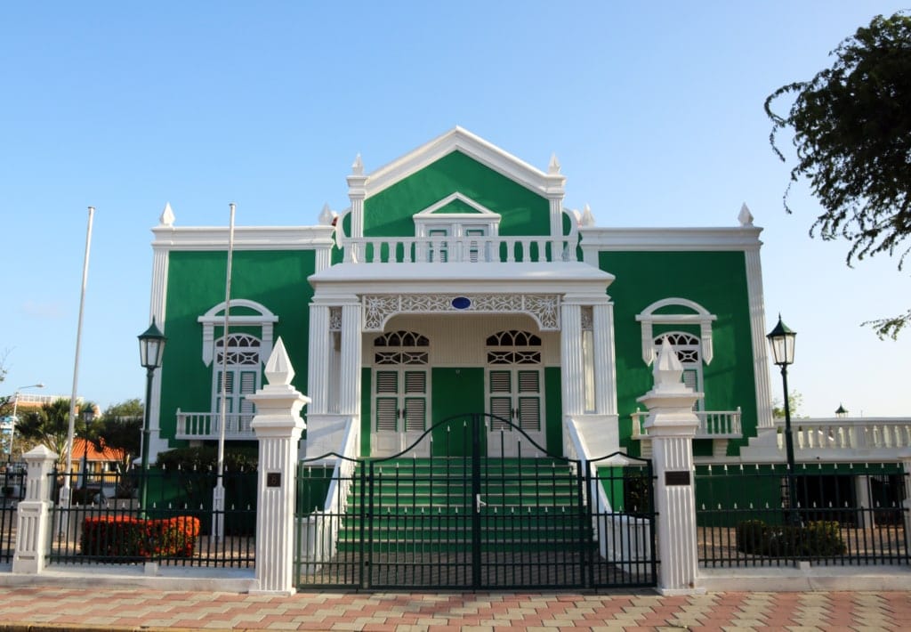 Historisches Haus in Oranjestad auf Aruba