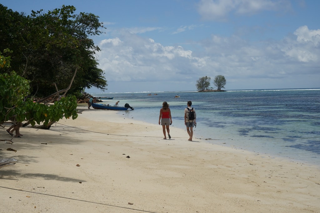 Urlaub auf den Seychellen: Strand von La Digue