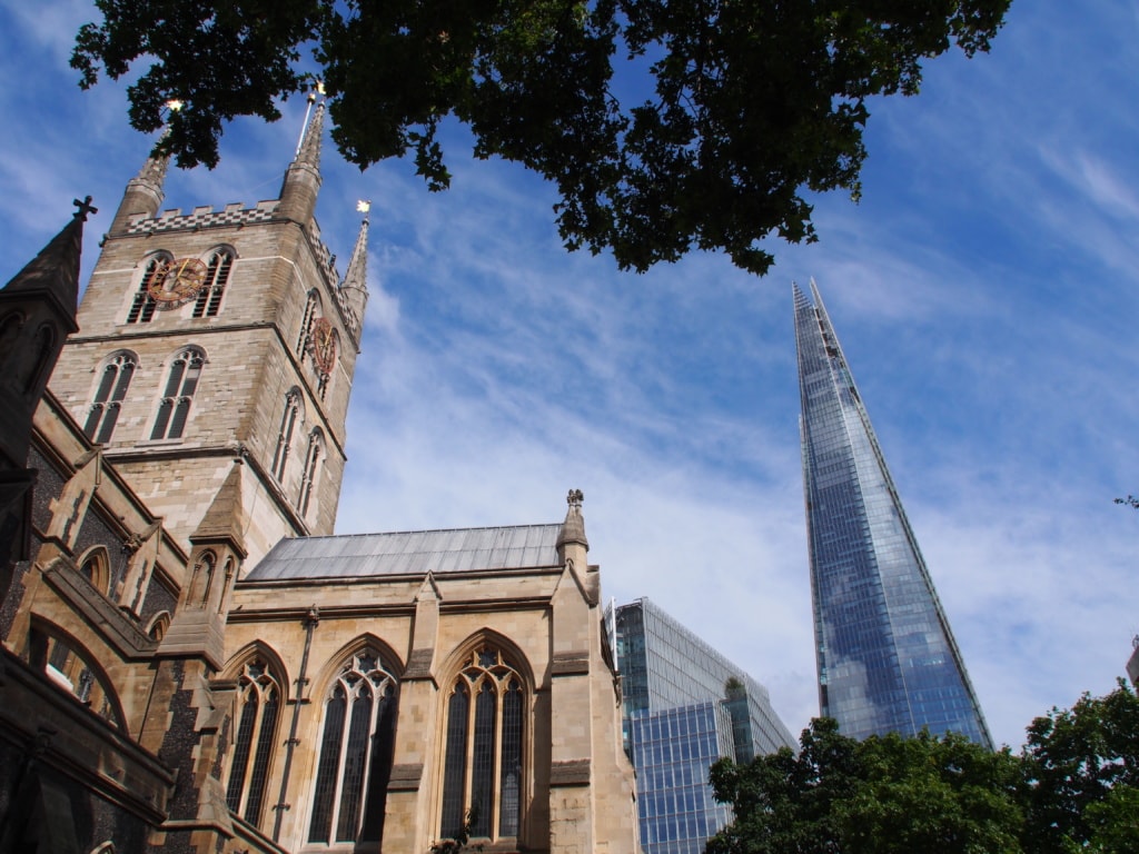 Blick auf The Shard London