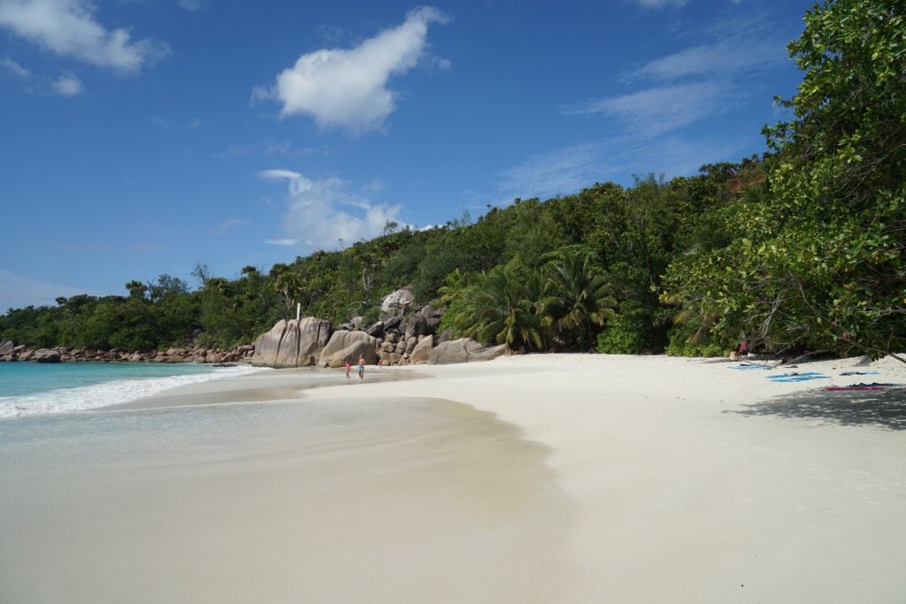 Praslin Anse auf den Seychellen