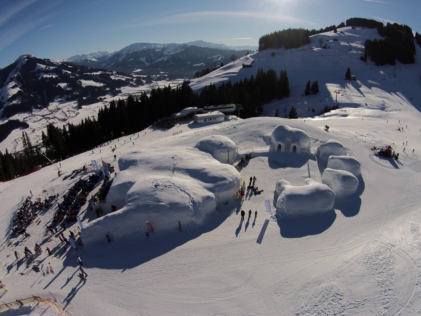 Alpeniglu Dorf am Wilden Kaiser/Brixental/Tirol