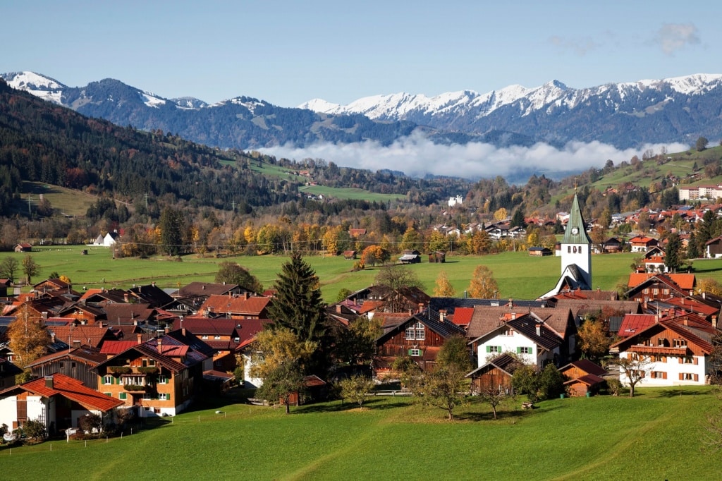 Bad Hindelang in den Alpen