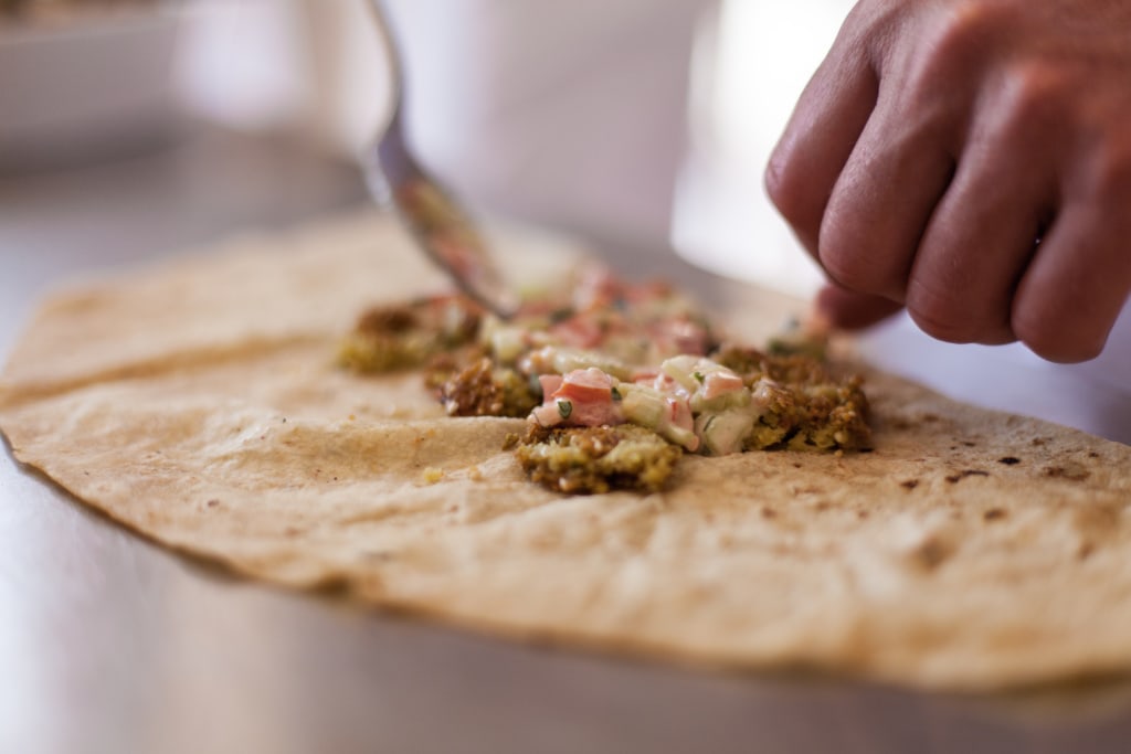 Fladenbrot in Jordanien