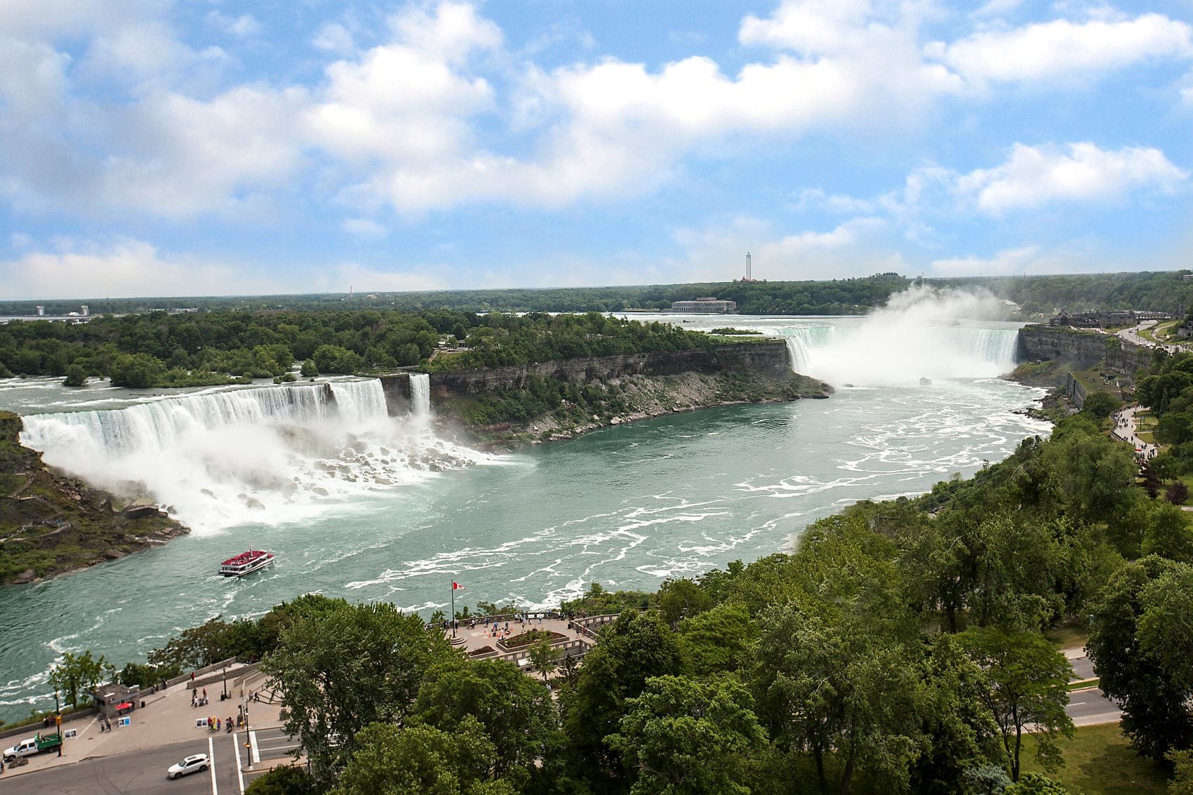 Blick auf die Niagara-Fälle