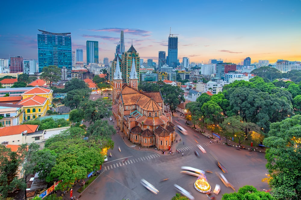 Basilika in Ho-Chi-Minh-Stadt 