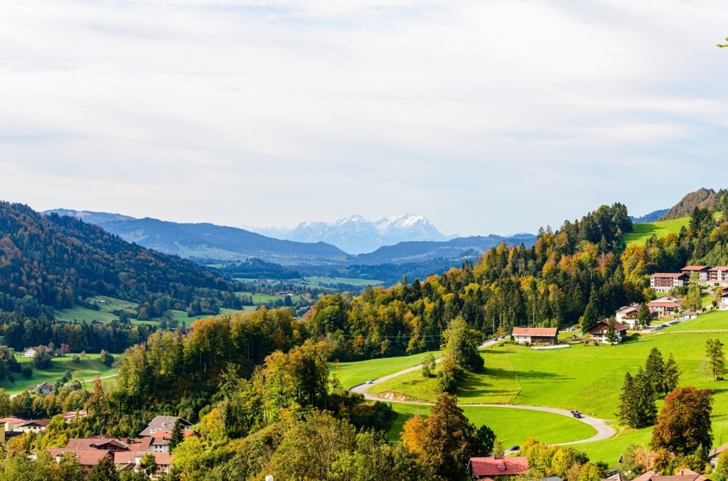 Oberstaufen in Bayern ist Alpenparadies pur.