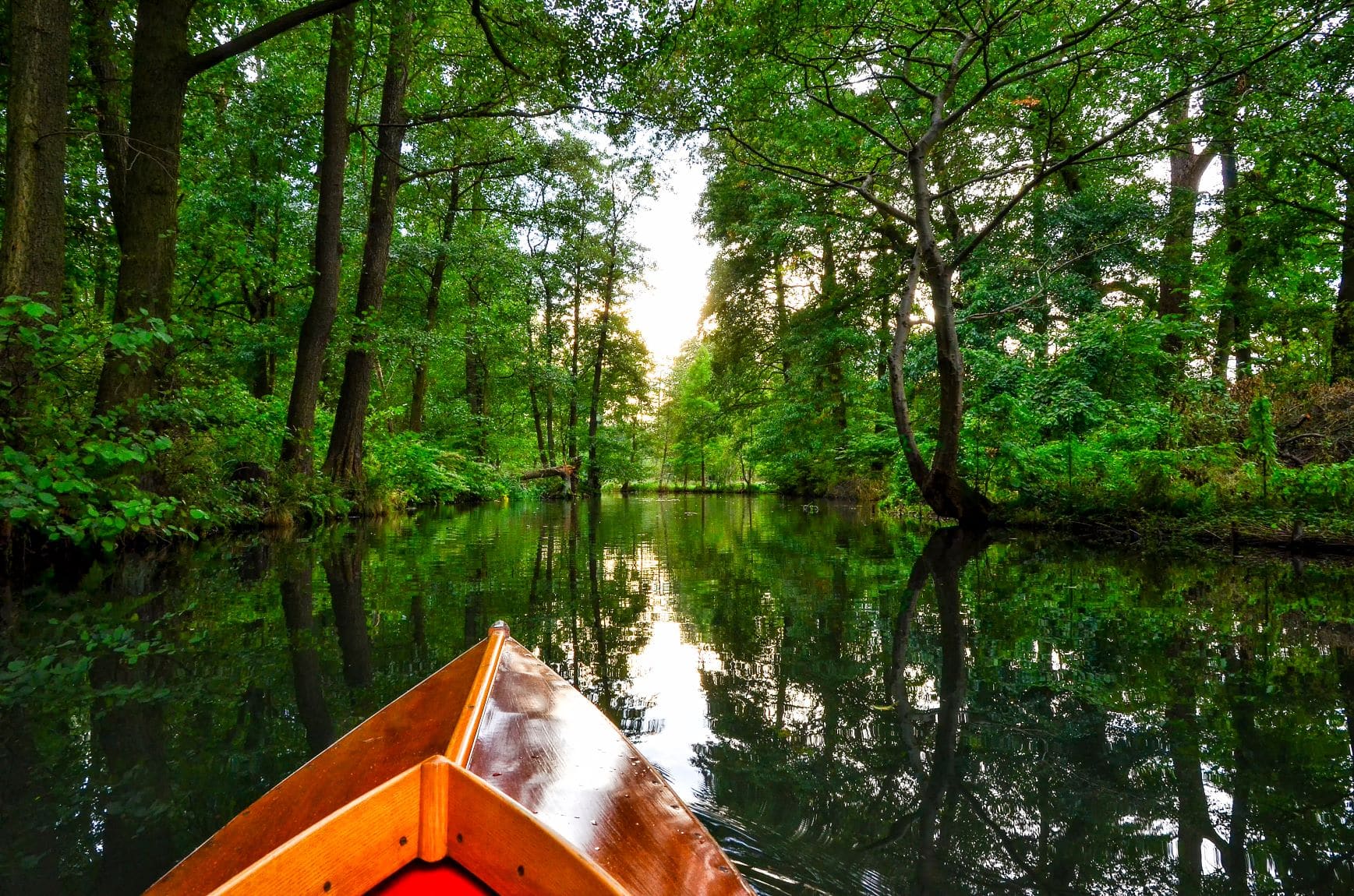 Kanufahrt durch den Spreewald