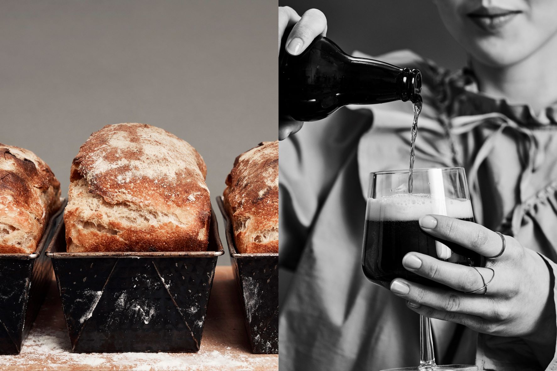 Bier und Brot in der Nääs Fabriker