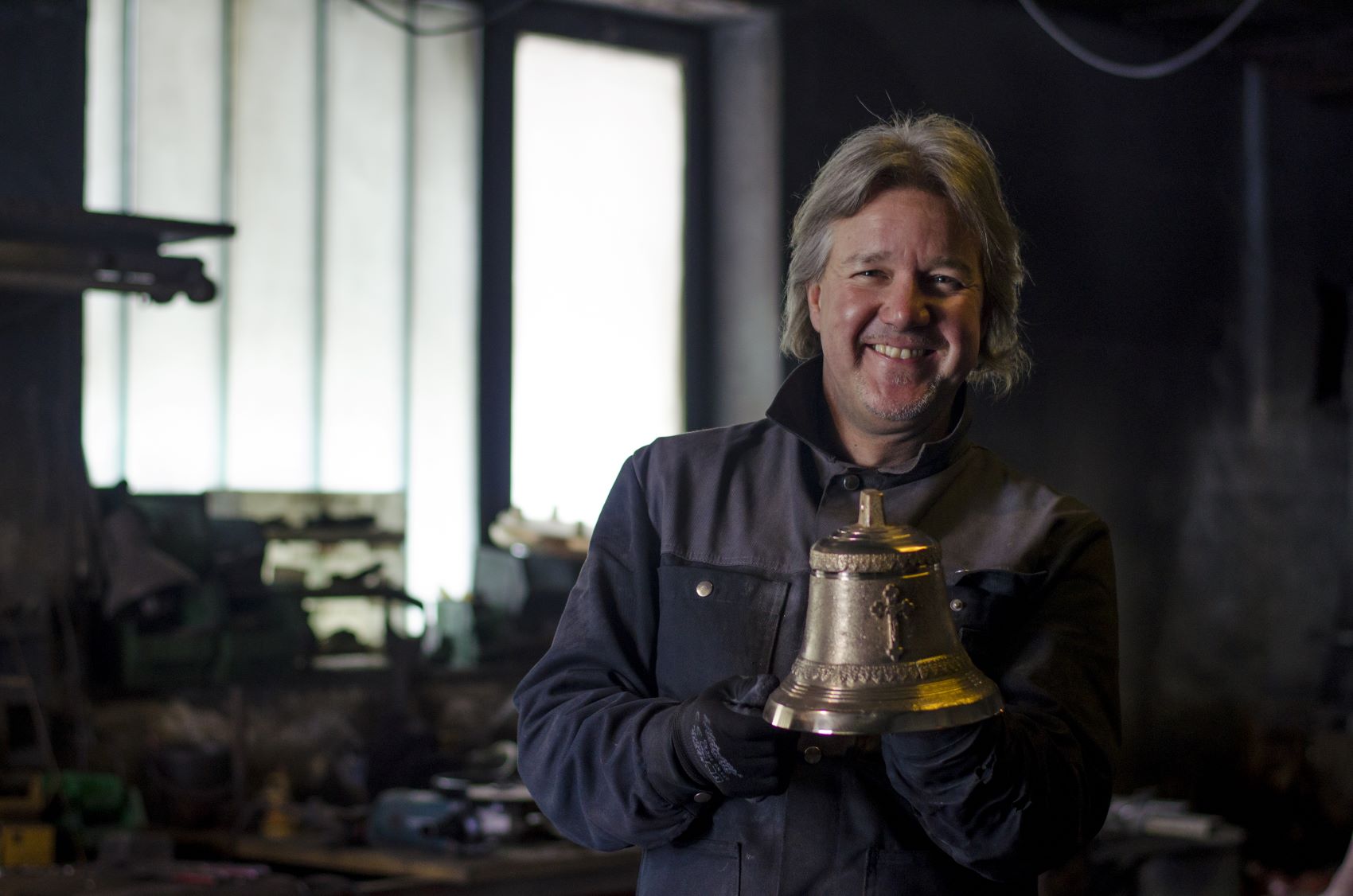 Metalgießer Wolfgang Olivier