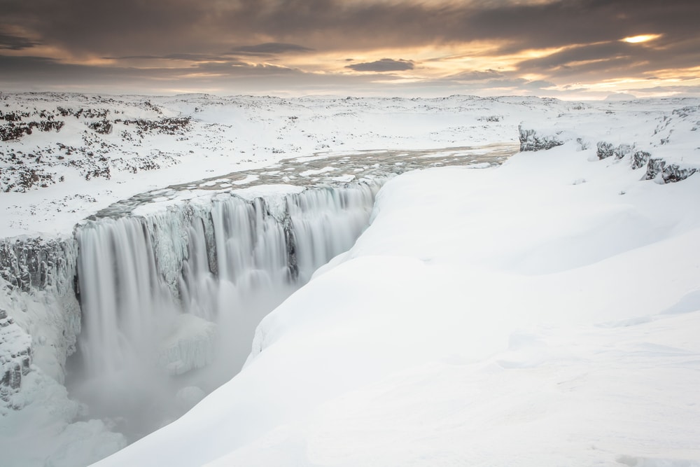 Dettifoss Waterfall Island