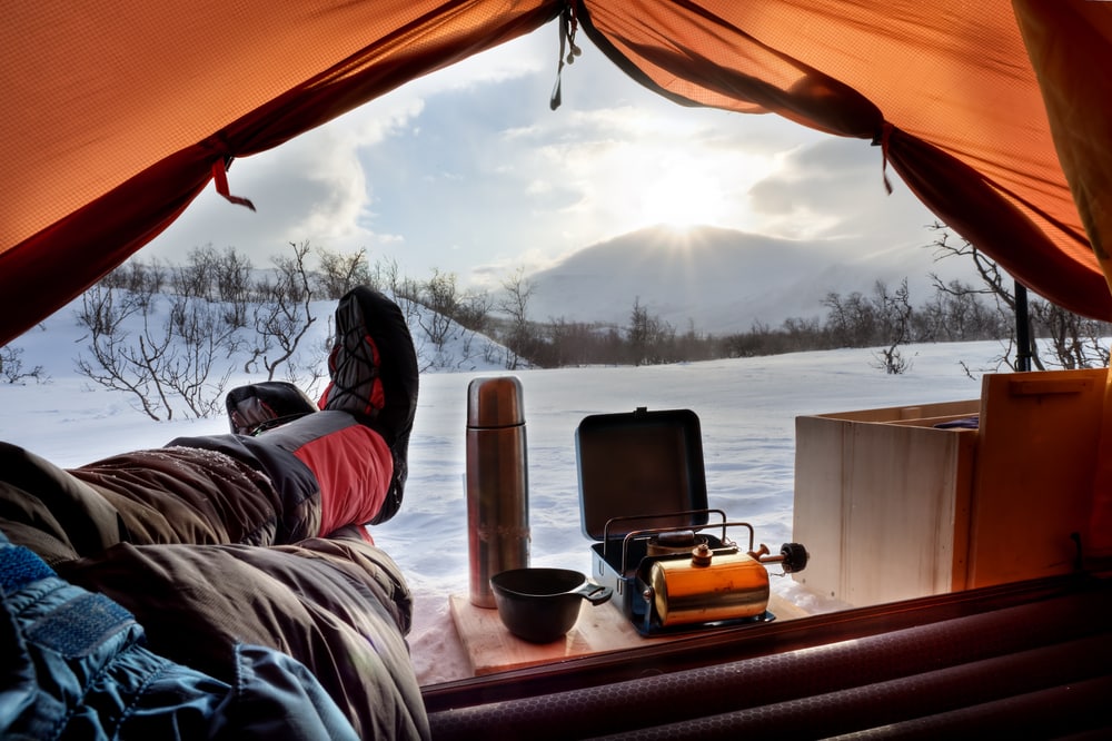 Camping im Winter