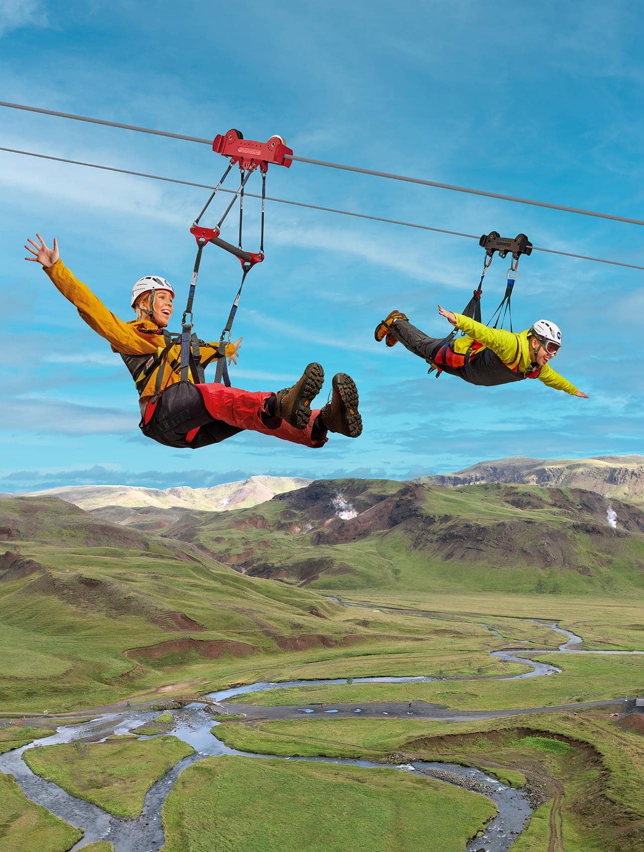 Zipline in Island