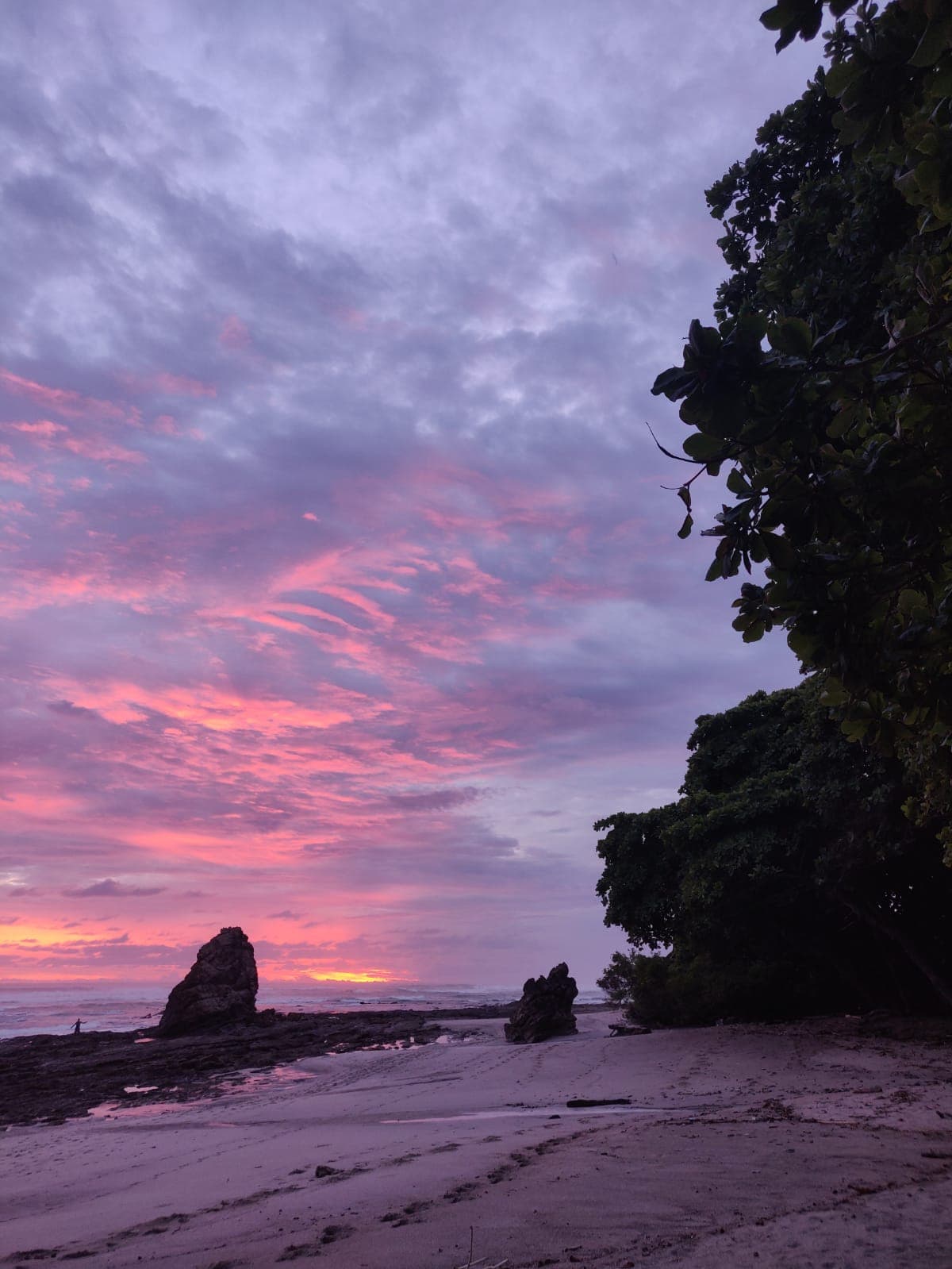 Sonnenuntergang in Santa Teresa, Costa Rica