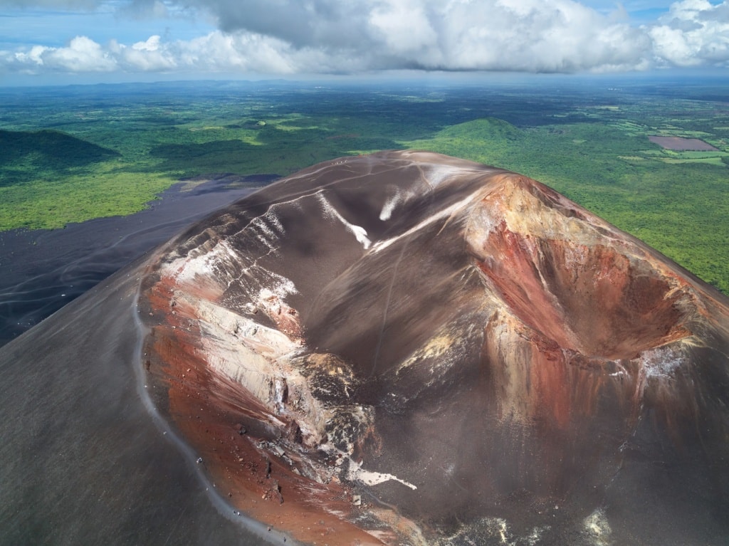 Der Cerro Negro in Nicaragua ist einer der aktivsten Vulkane des Landes.