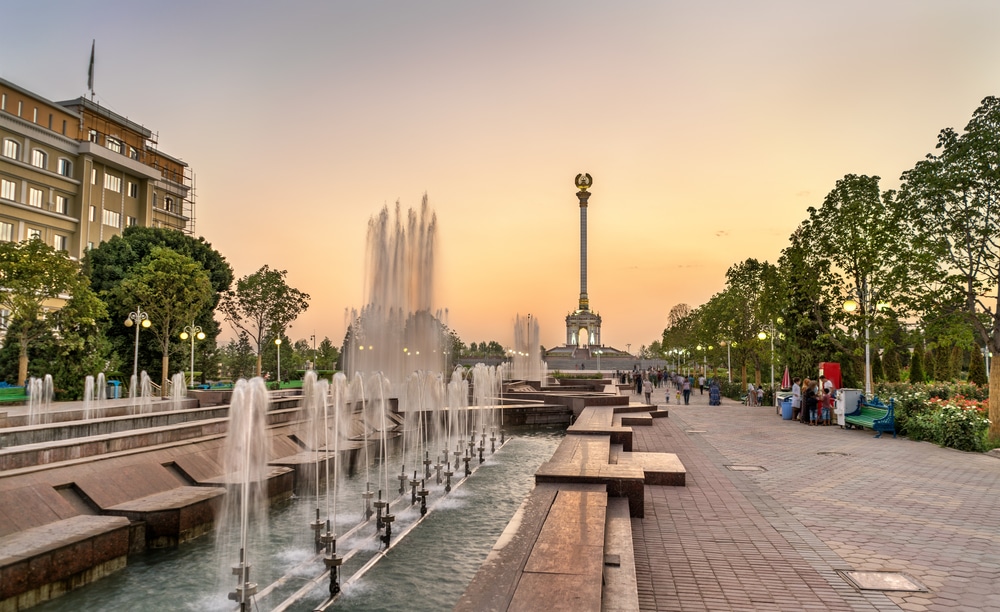 Zentrum von Dushanbe in Tadschikistan