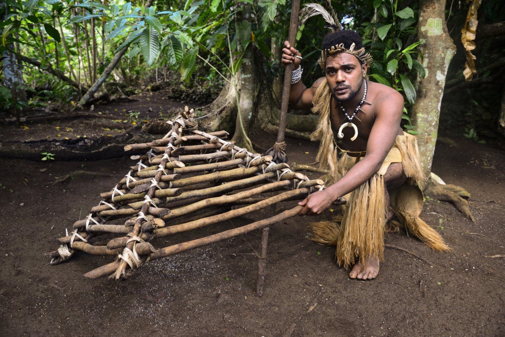 Cultural Village in Vanuatu in der Südsee