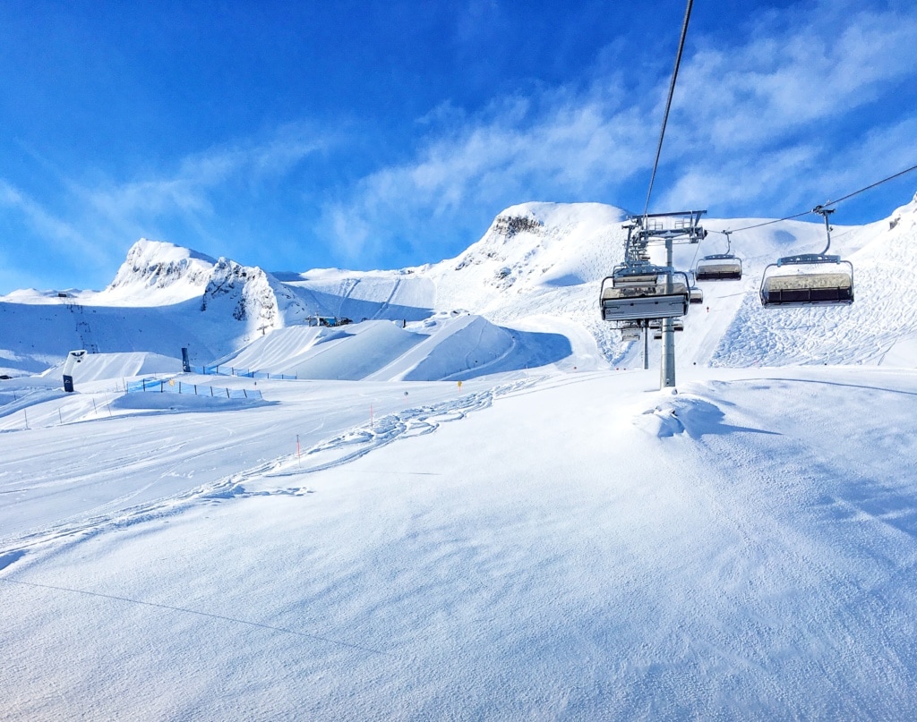 Gletscher-Skigebiet Kitzsteinhorn in Österreich