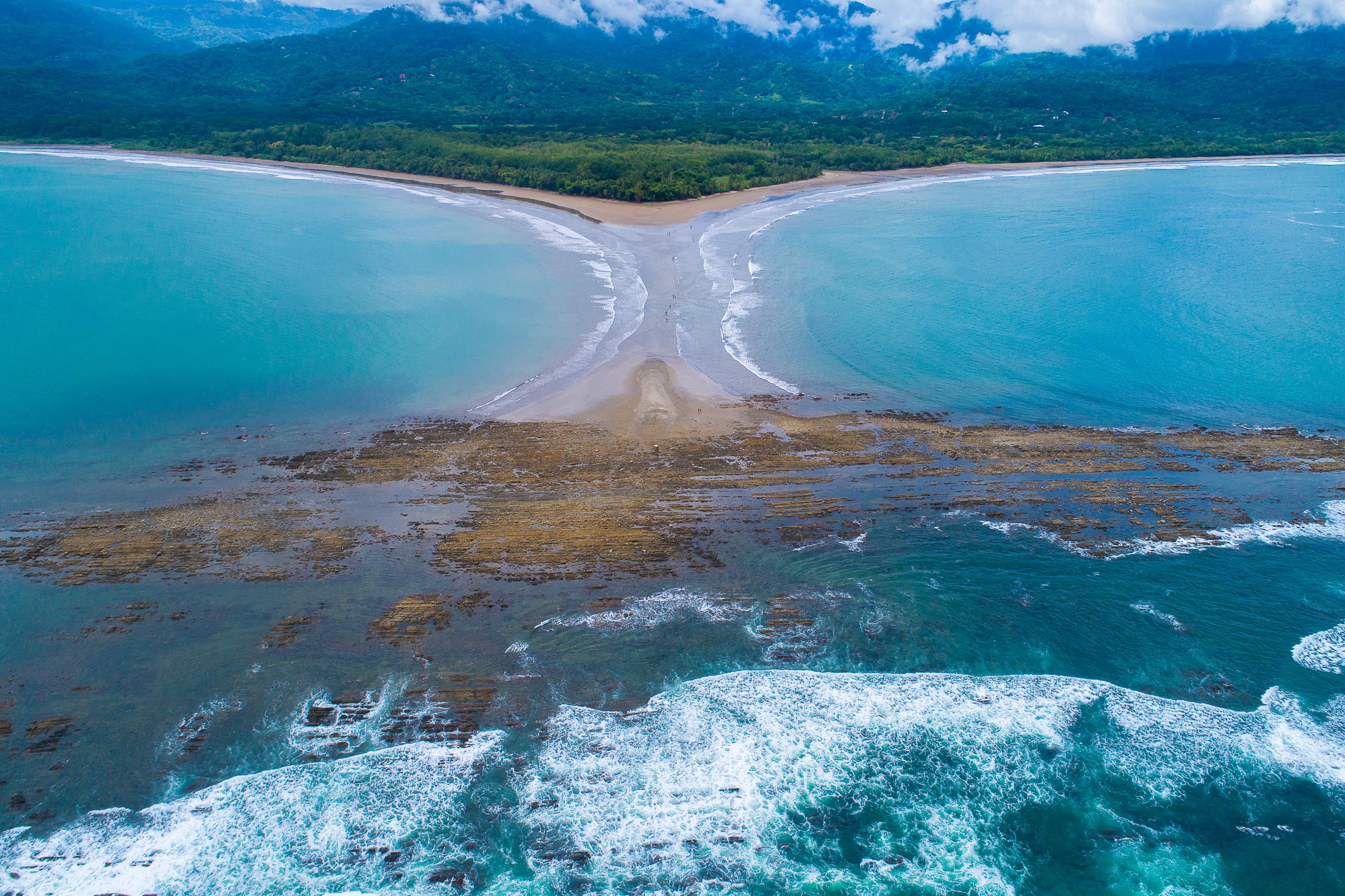 Walflosse im Marino Ballena Nationalpark in Uvita, Costa Rica