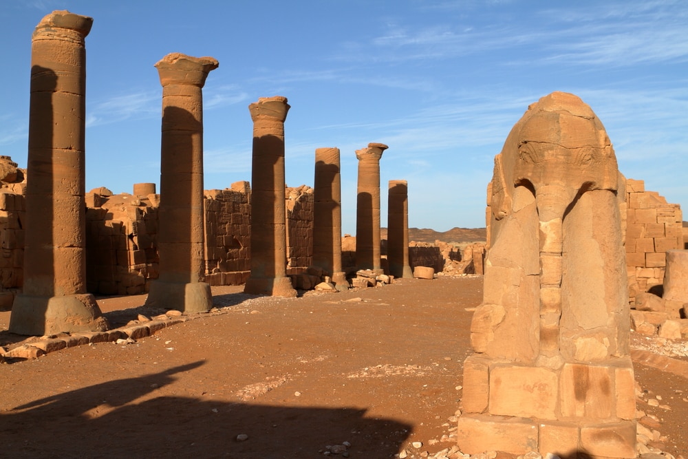 Tempel von Naga im Sudan