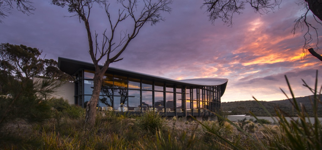Im Saffire Freycinet in Tasmanien ist man weitab - und genießt trotzdem Luxus.