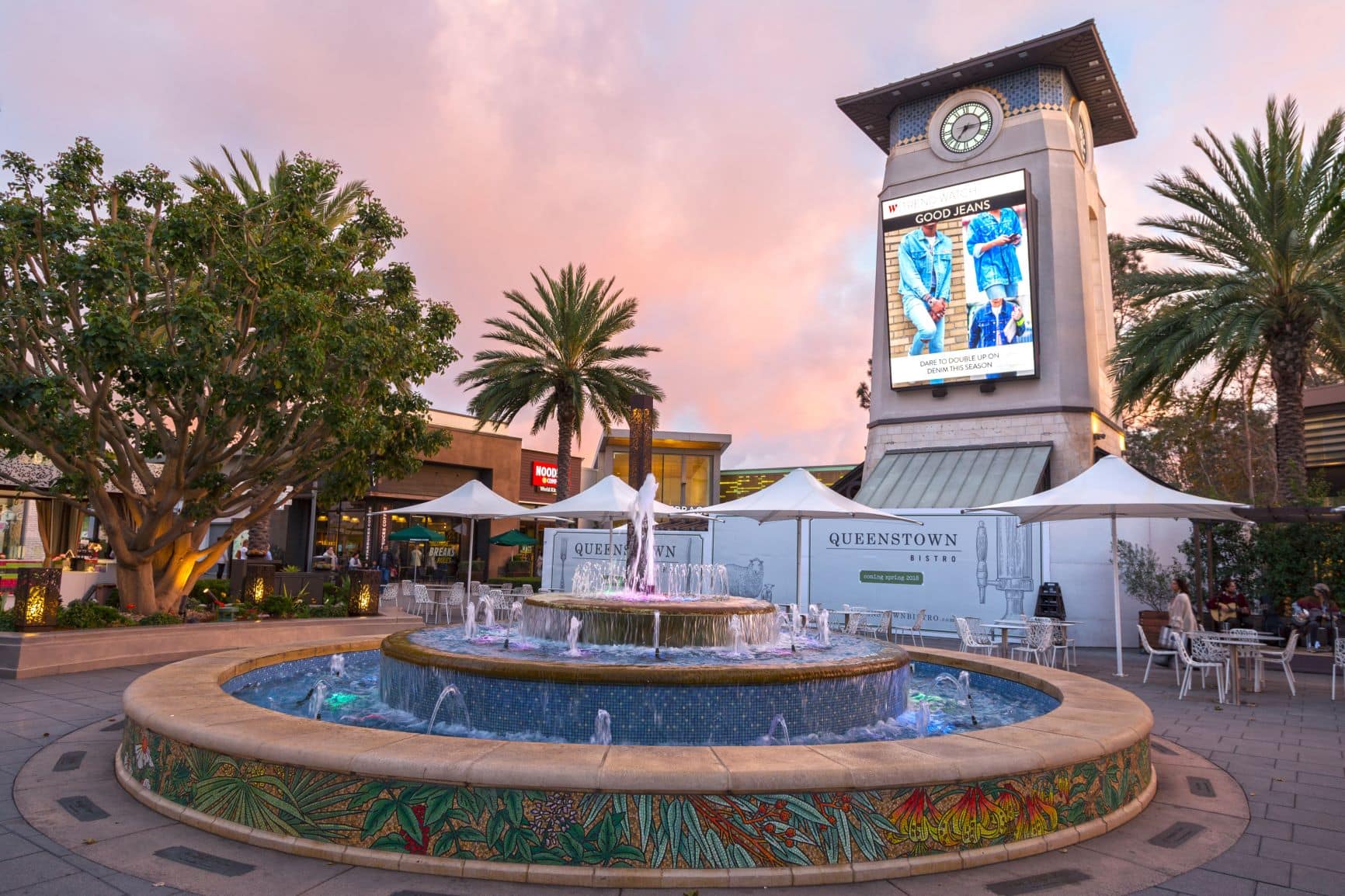 Westfield Shopping Mall in San Diego