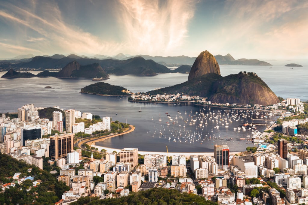 Das Wahrzeichen von Rio de Janeiro: der Zuckerhut.