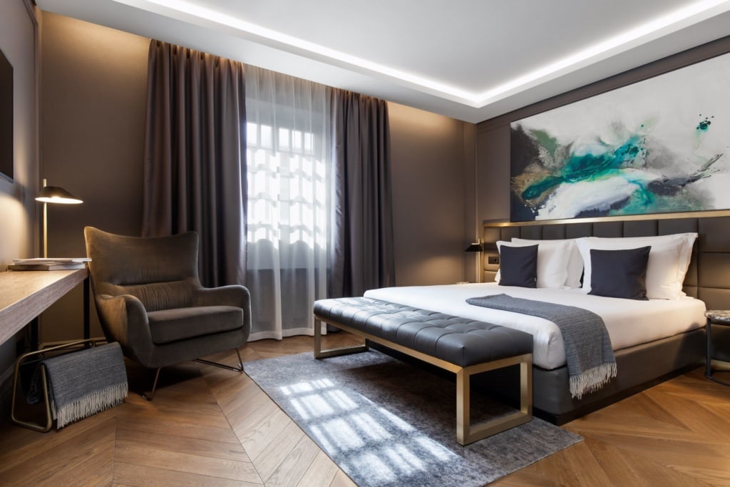 Zimmer im Hotel Pacai in Vilnius, Litauen