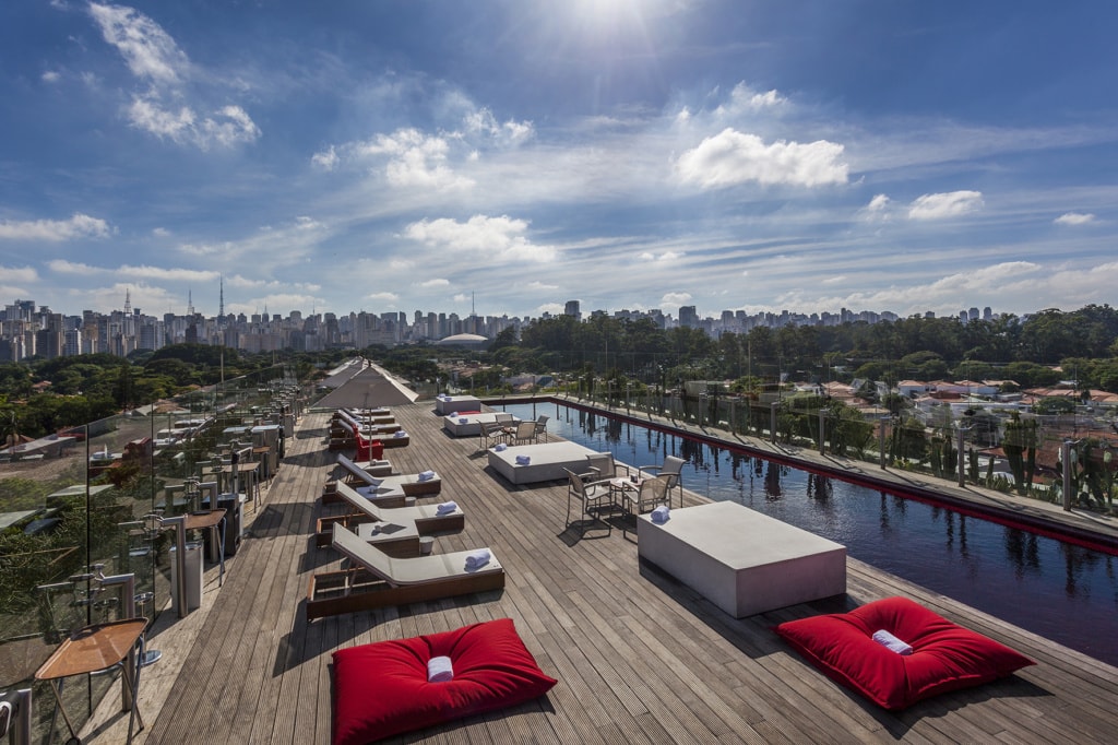 Das Hotel Unique in Sao Paulo bietet Erholung inmitten der Großstadt.
