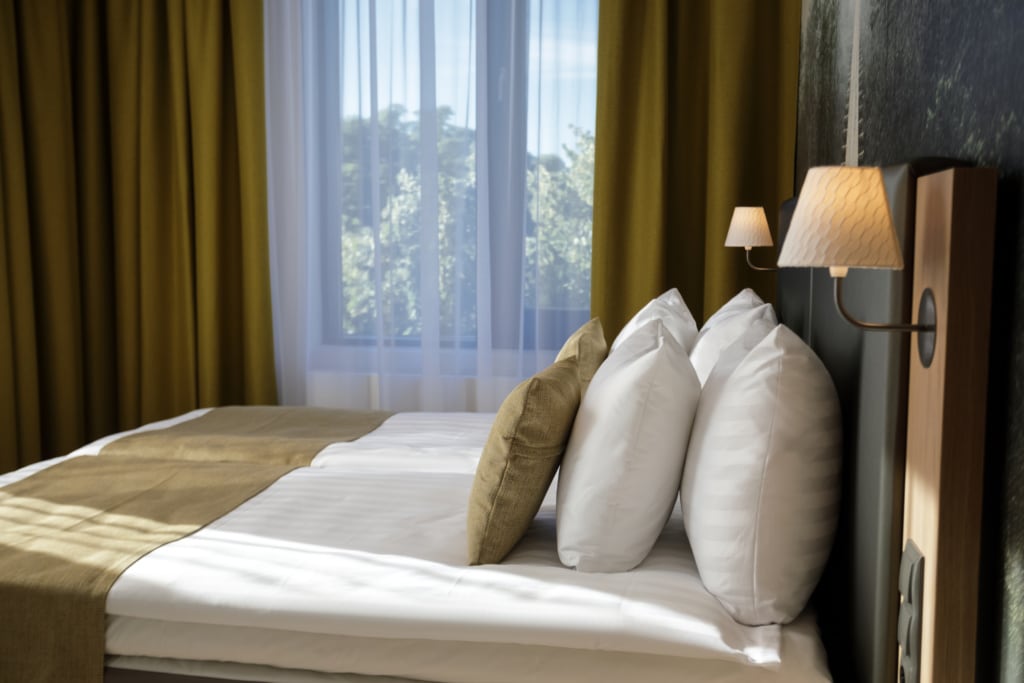 Bett im Hotel Centennial in Tallinn
