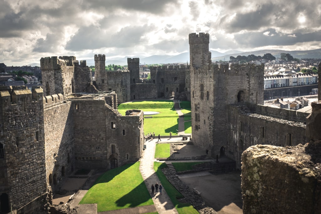 Caernarfon Castle in Wales