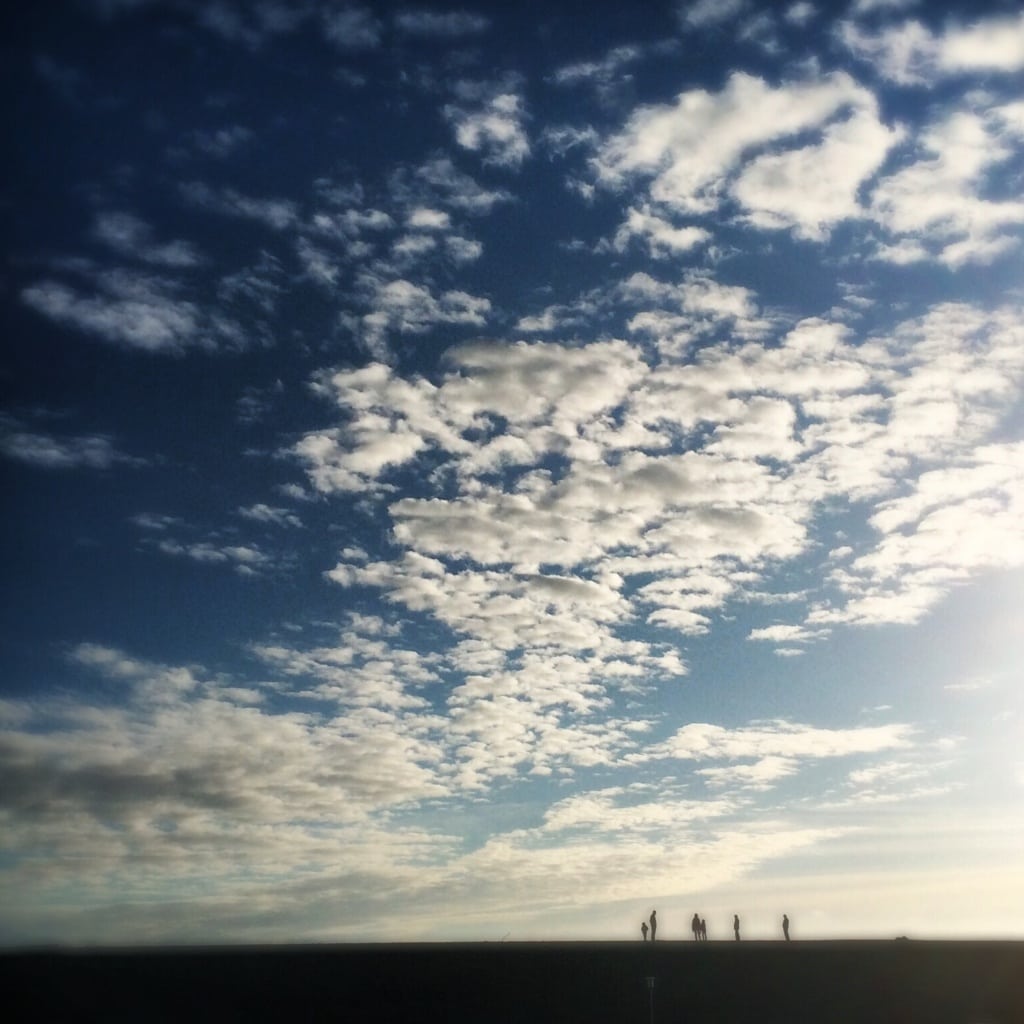 Deich Wolken Büsum Himmel Nordsee