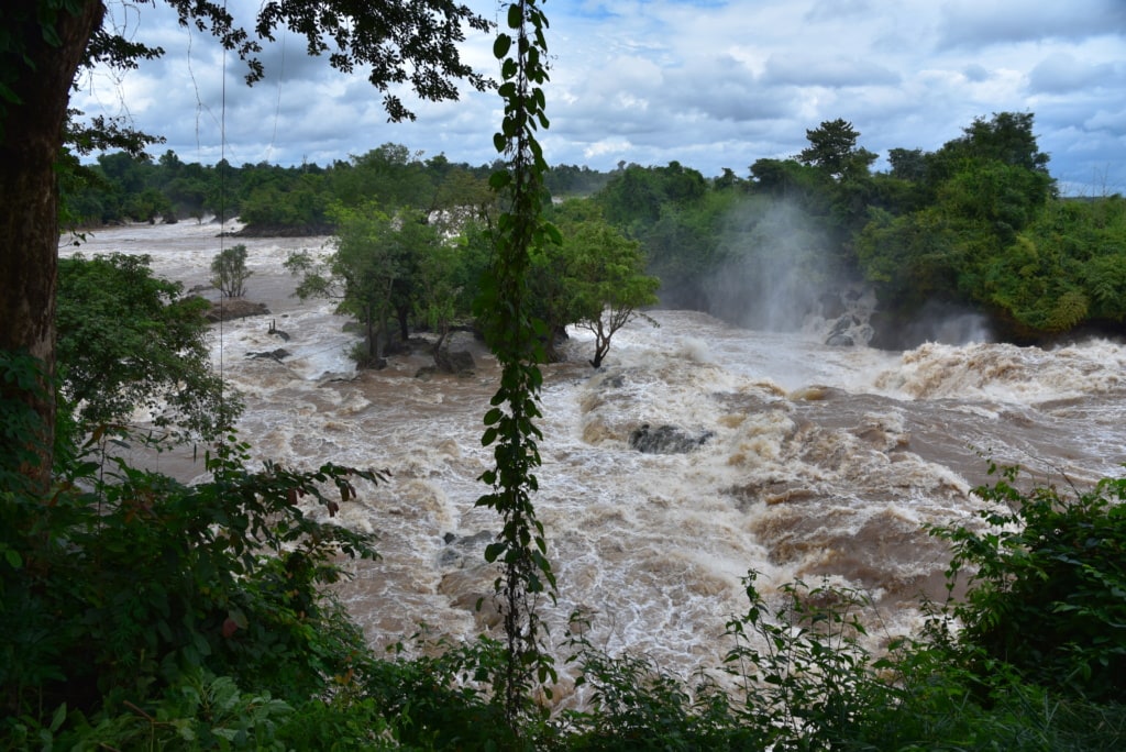 Mekongfälle bei Pakse in Laos