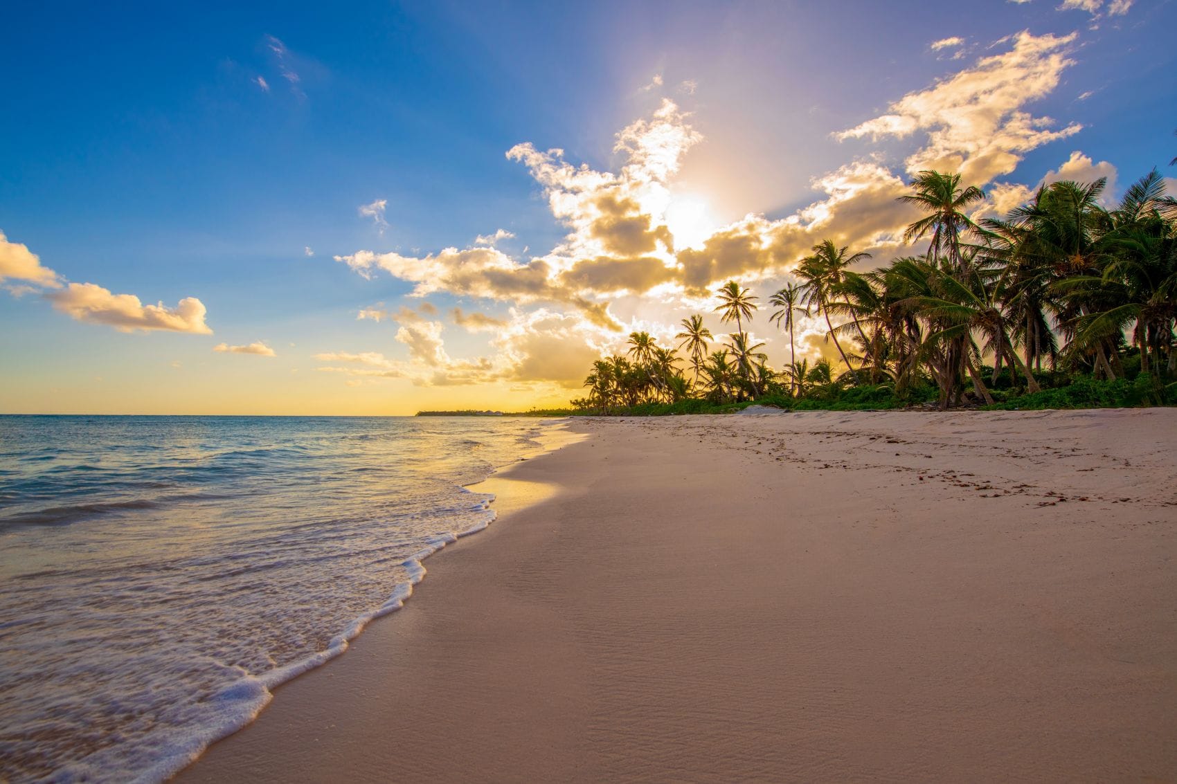 Sonnenuntergang am Playa Blanca, Punta Cana