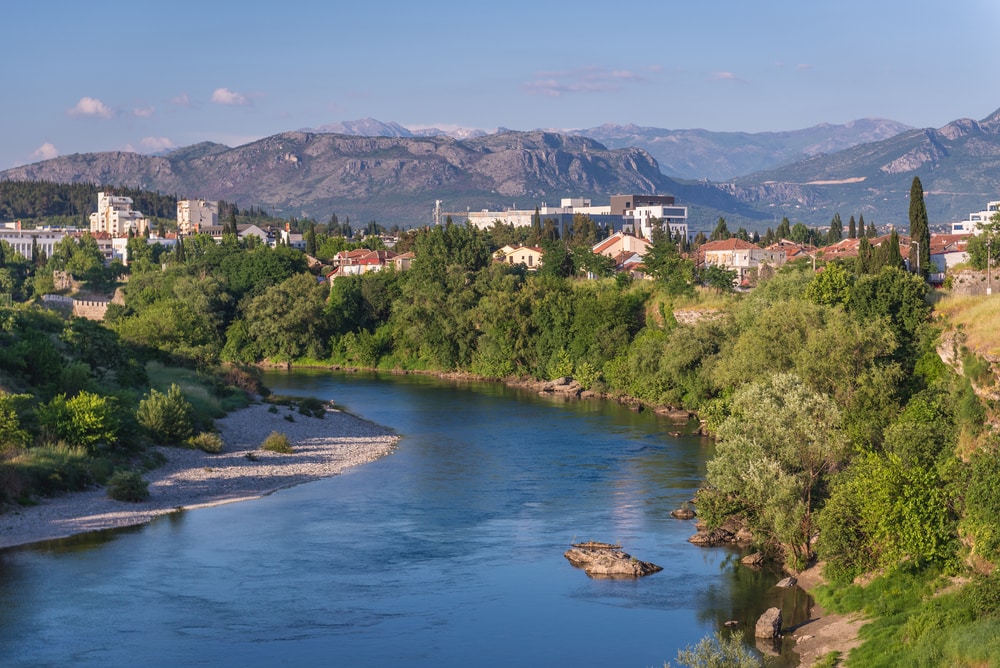 Urlaub in Montenegro: Blick auf Podgorica