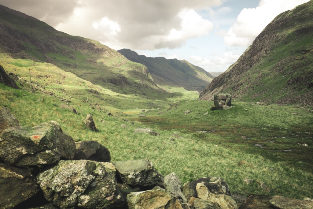 Landschaft in Wales