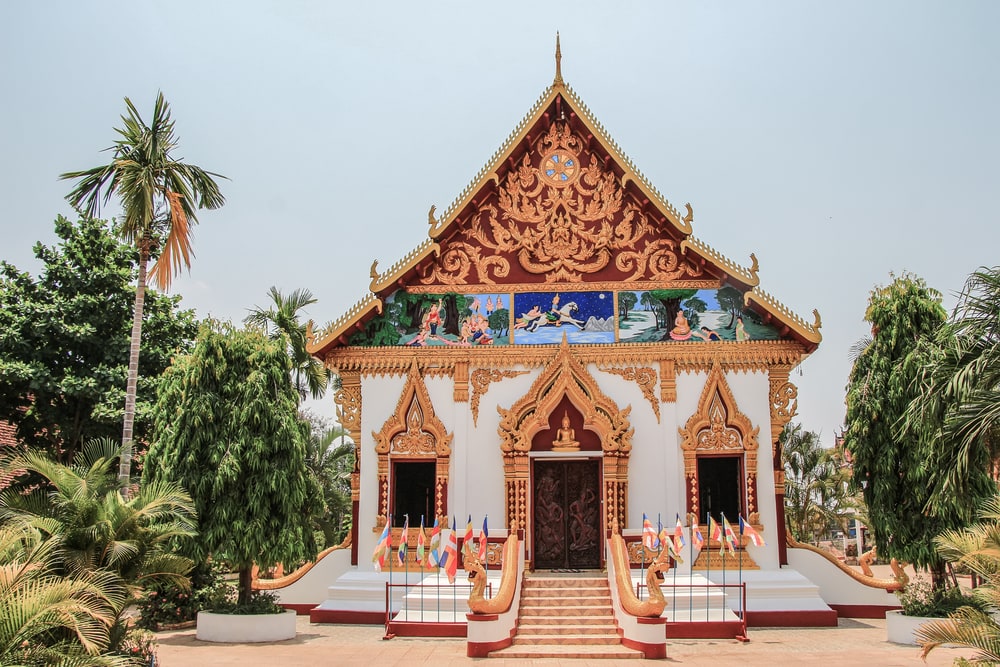 Wat-Luang-Tempel in Laos