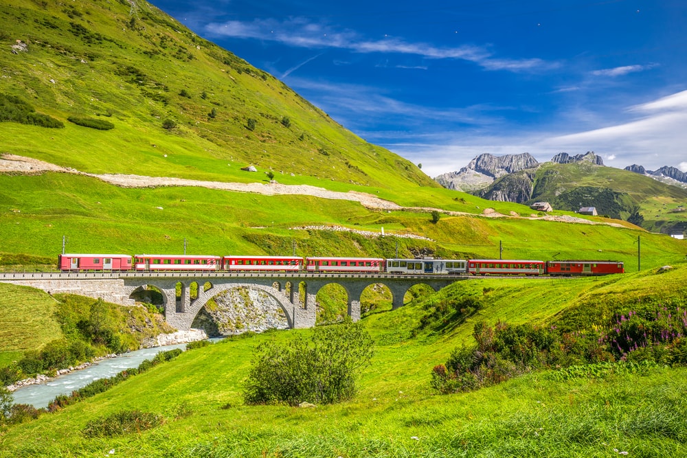 Zug in der Schweiz