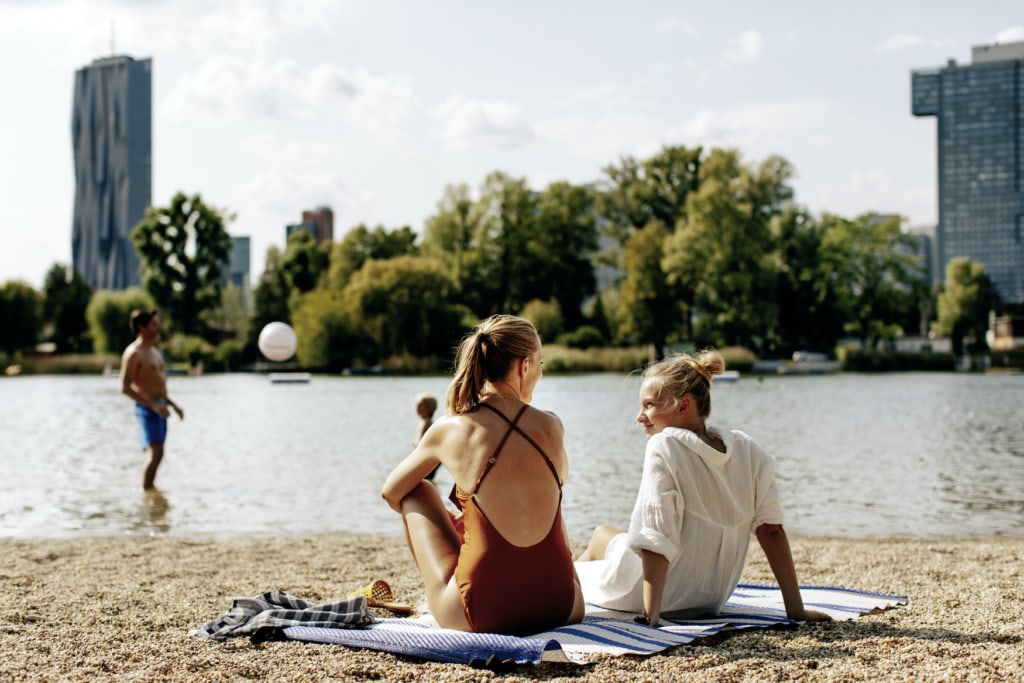 Strandbad Gänsehäufel an der Alten Donau